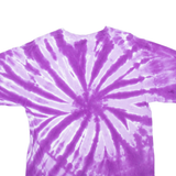 PORT & COMPANY Camp Crosley YMCA Mens Tie Dye T-Shirt Purple USA M
