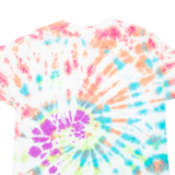 HANES Mens Tie Dye T-Shirt White L
