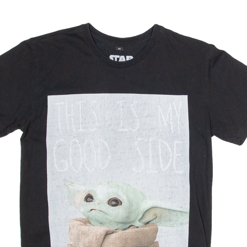 STAR WARS Mens T-Shirt Black XS