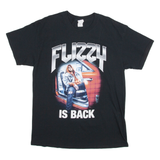 GILDAN Flizzy Mens Band T-Shirt Black L