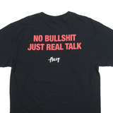 GILDAN Flizzy Mens Band T-Shirt Black L