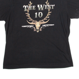 STEDMAN The West 10 Mens T-Shirt Black M