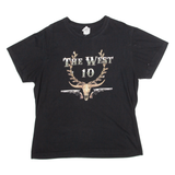 STEDMAN The West 10 Mens T-Shirt Black M