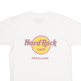 HARD ROCK CAFE Barcelona Mens T-Shirt White M