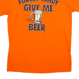 Mens T-Shirt Orange M