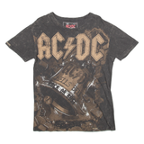 AC/DC Mens Band T-Shirt Brown S