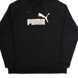 PUMA Womens Black Hoodie UK 12
