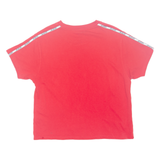LEVI'S Cropped Womens T-Shirt Red XS