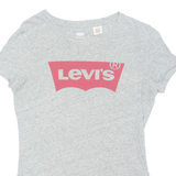 LEVI'S Womens T-Shirt Grey XS