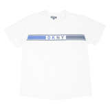 DKNY Mens T-Shirt White L