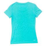 ADIDAS Womens T-Shirt Blue XS