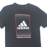 ADIDAS Mens T-Shirt Black XS