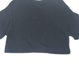 NIKE Cropped Womens T-Shirt Black S