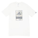 ADIDAS Mens T-Shirt White S
