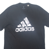 ADIDAS Mens T-Shirt Black L