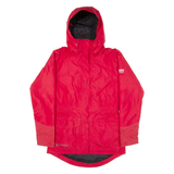 HELLY HANSEN Insulated Workwear Womens Rain Jacket Red Hooded S