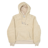 KARL KANI Pullover Womens Fleece Jacket Beige Hooded S