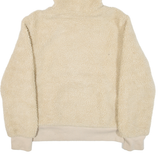 KARL KANI Pullover Womens Fleece Jacket Beige Hooded S