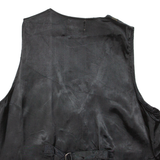 Mens Blazer Waistcoat Green Paisley M