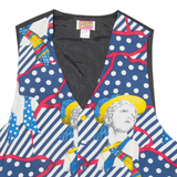 BEST COLLECTION Mens Blazer Waistcoat Blue M