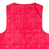 Mens Blazer Waistcoat Red Floral M