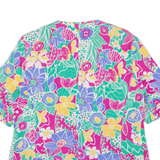 DELMOD Womens Jacket Pink Floral XL