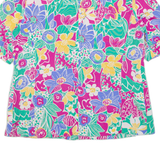 DELMOD Womens Jacket Pink Floral XL