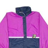 FUTURA Mens Shell Jacket Blue Hooded Colourblock M