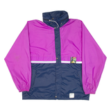 FUTURA Mens Shell Jacket Blue Hooded Colourblock M