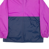 FUTURA Mens Shell Jacket Blue Hooded Colourblock M