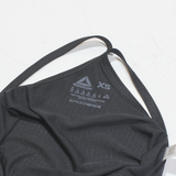 REEBOK Womens Sports Vest Black Sleeveless XS