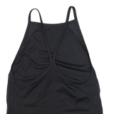 REEBOK Womens Sports Vest Black Sleeveless XS