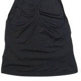 REEBOK Womens Sports Vest Black Sleeveless XS