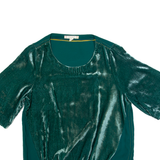 WHITE STUFF Womens Oversized Blouse Green UK 6