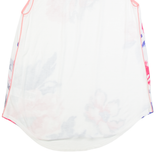 JOULES Womens Printed Vest Cream Sleeveless Viscose Floral M
