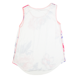 JOULES Womens Printed Vest Cream Sleeveless Viscose Floral M