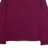 JIGSAW Womens Printed Top Maroon Long Sleeve Silk Floral XS