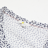 BODEN Womens Printed Shirt Cream V-Neck 3/4 Sleeve Spotted UK 14