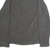 THE NORTH FACE Womens Fleece Grey 1/4 Zip L