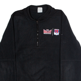 NIKE The Valley Mens Fleece Black 1/4 Zip S