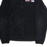 NIKE The Valley Mens Fleece Black 1/4 Zip S
