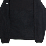 NIKE The Valley Mens Fleece Black 1/4 Zip S