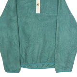 WOOLRICH Mens Fleece Grey Button Neck M