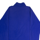 NIKE Mens Fleece Blue 1/2 Zip 90s XL
