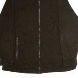 POLO RALPH LAUREN Mens Cardigan Brown High Neck Tight Knit 2XL