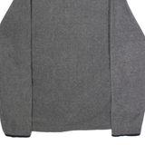 NAUTICA Mens Fleece Grey 1/4 Zip L