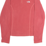 THE NORTH FACE Womens Fleece Pink 1/4 Zip M