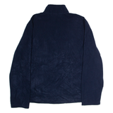 STARTER Mens Fleece Blue 1/4 Zip XL