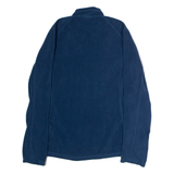 THE NORTH FACE Mens Fleece Blue 1/4 Zip L