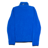 NAUTICA Mens Fleece Blue 1/4 Zip S